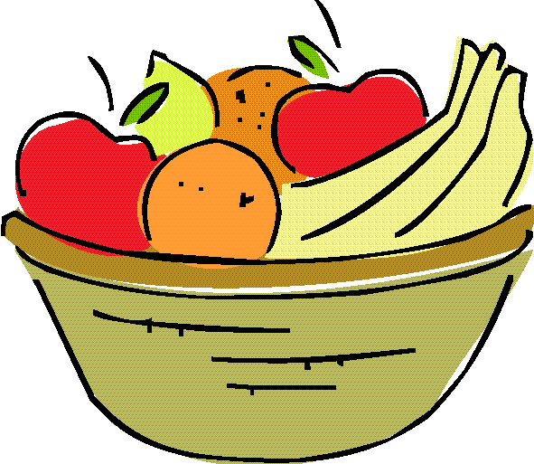 Pix For Clip Art Bowl Of Frui - Fruit Basket Clipart