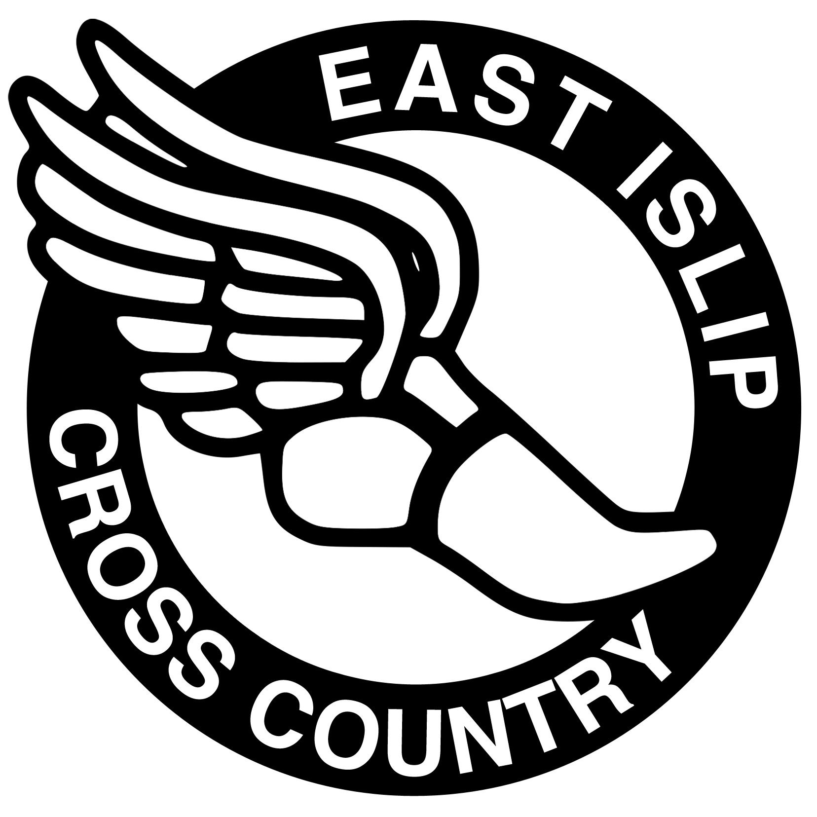 Cross-Country Running Grunge 