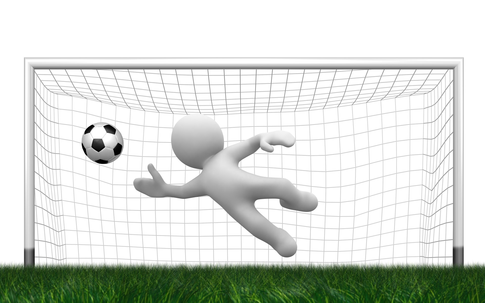 Goal Word with Soccer Ball