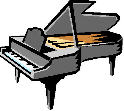 Pix For Piano Clipart Black And White