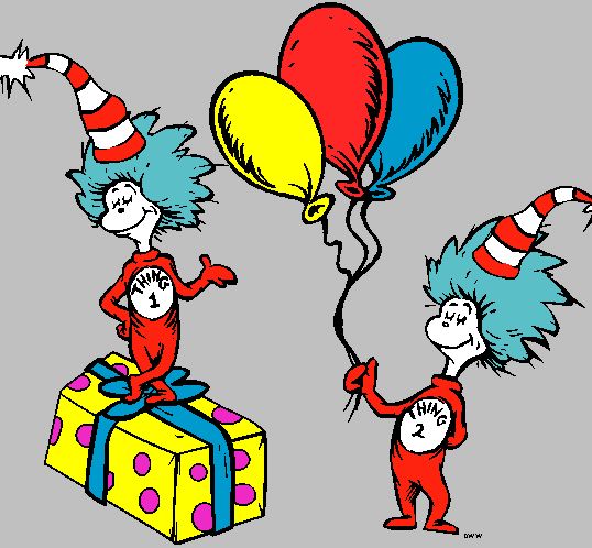 Pix For Thing 1 And Thing 2 Clipart