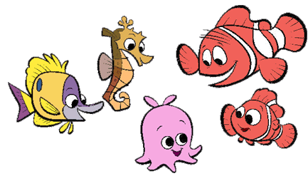 Nemo Characters Clipart Findi