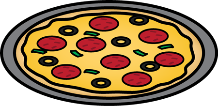 Pizza on a Pan - Pizza Images Clip Art