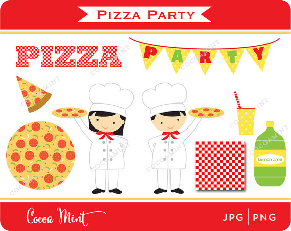 Pizza Party Clip Art - Pizza Party Clip Art