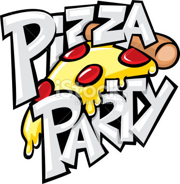 Pizza Party Clip Art Image - 