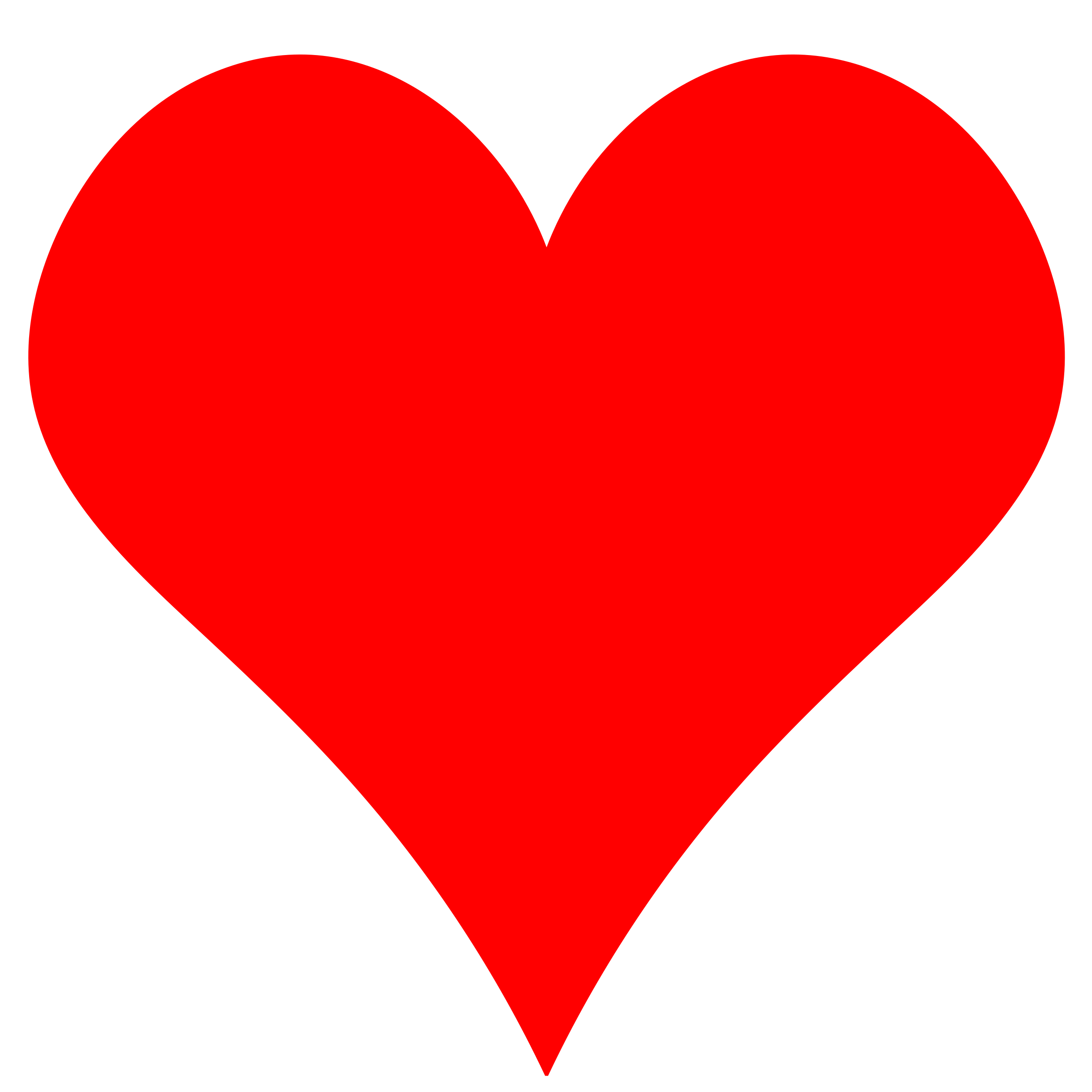 Plain Red Heart Shape By Gr8d - Heart Shape Clip Art