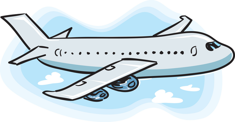 Cartoon airplane clipart: Plane-to-Pillow