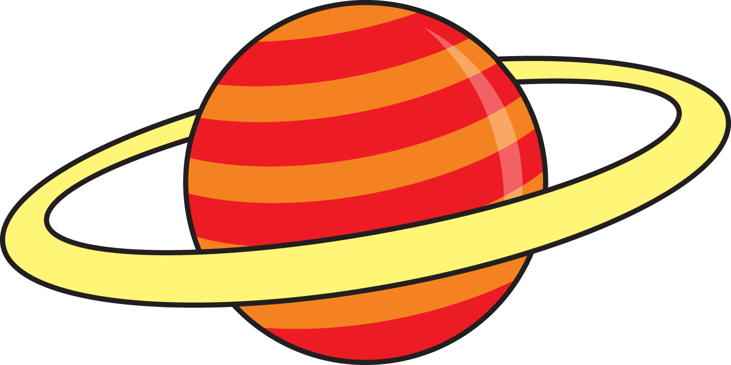 Saturn planet clipart kid 2
