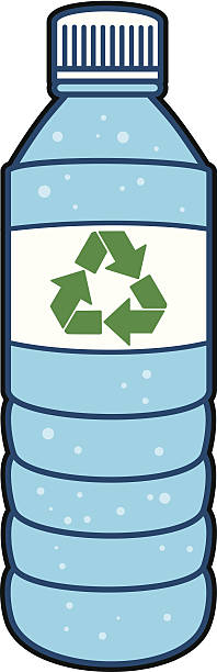 Recyclable Plastic vector art illustration