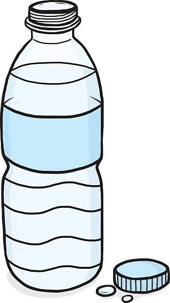 water plastic bottle : Vector