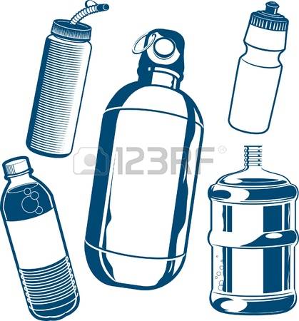 plastic bottles: Water Bottle - Plastic Bottle Clip Art