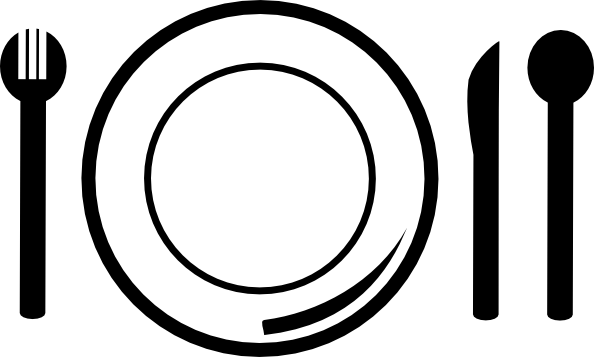 plate clipart - Dinner Plate Clipart