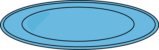 Plate Blue Clip Art At Clker 