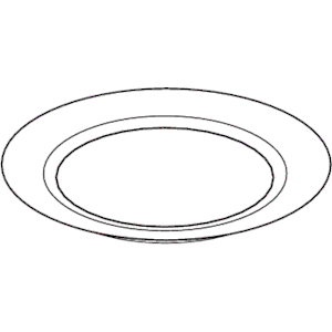 Plate Black And White Clipart - Plate Clip Art