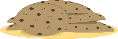 plate of cookies clipart