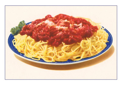 ... Spaghetti dinner clipart 