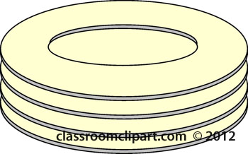 Cups And Plates Clipart