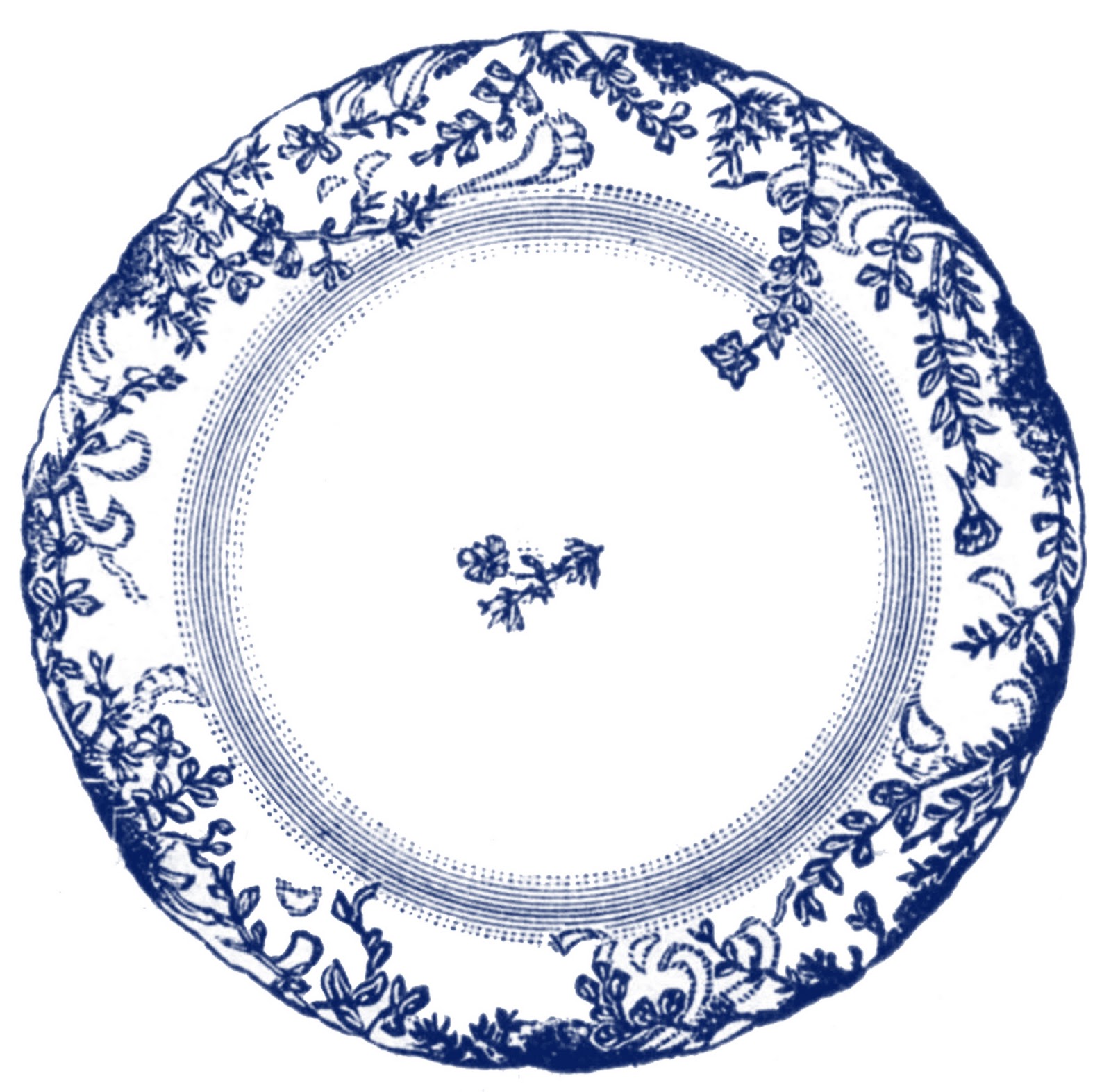 Disposable plates with decora