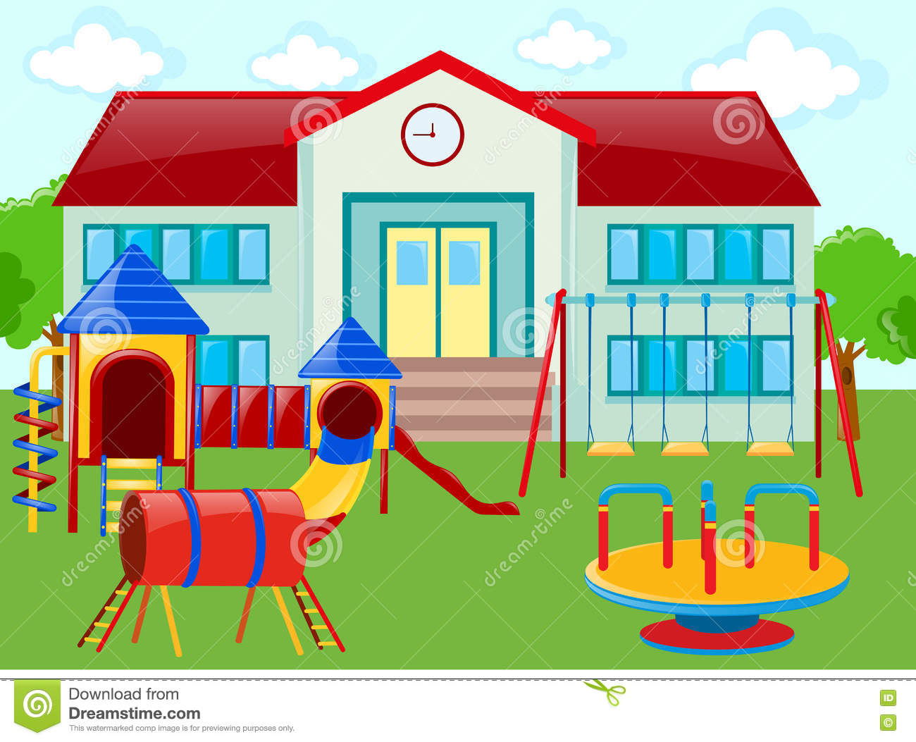 clipart playground outside pl