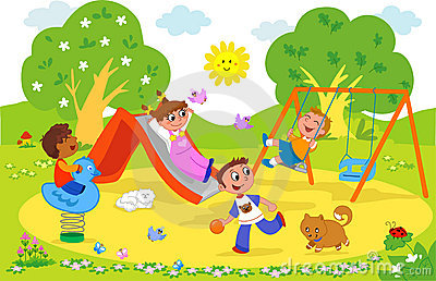 Playground Stock Illustration - Clipart Playground