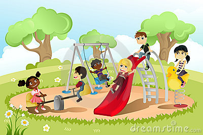 Playground Stock Illustration - Clipart Playground