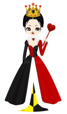 playing cards; Queen . - Queen Of Hearts Clip Art