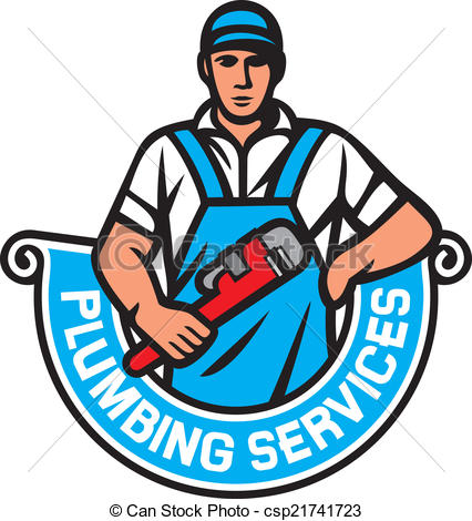 ... plumbing services - plumber holding a wrench - plumbing... ...