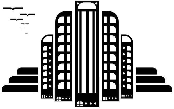 pngT-pngwebpjpg - Building Clipart Black And White