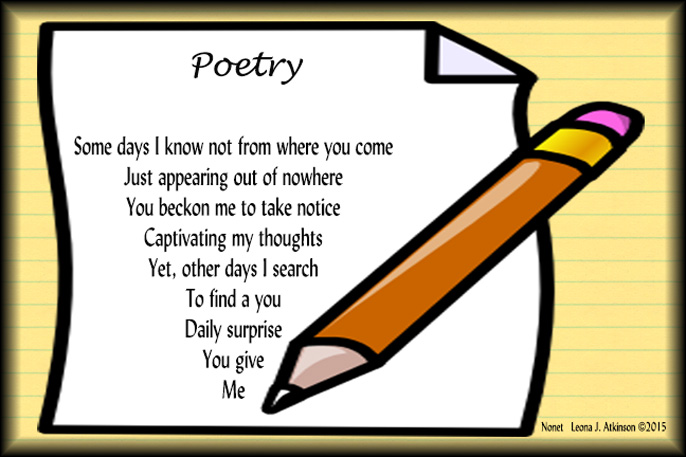 Poetry cliparts