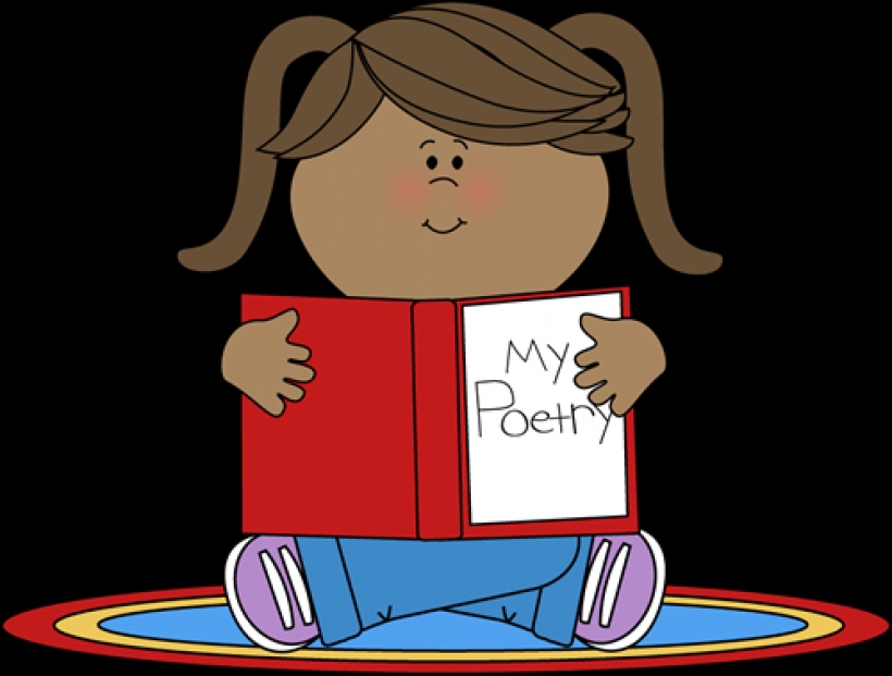 Poetry Book Sign Clip Art. po