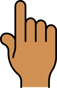 Pointer Finger Clip Art At Clker Com Vector Clip Art Online Royalty