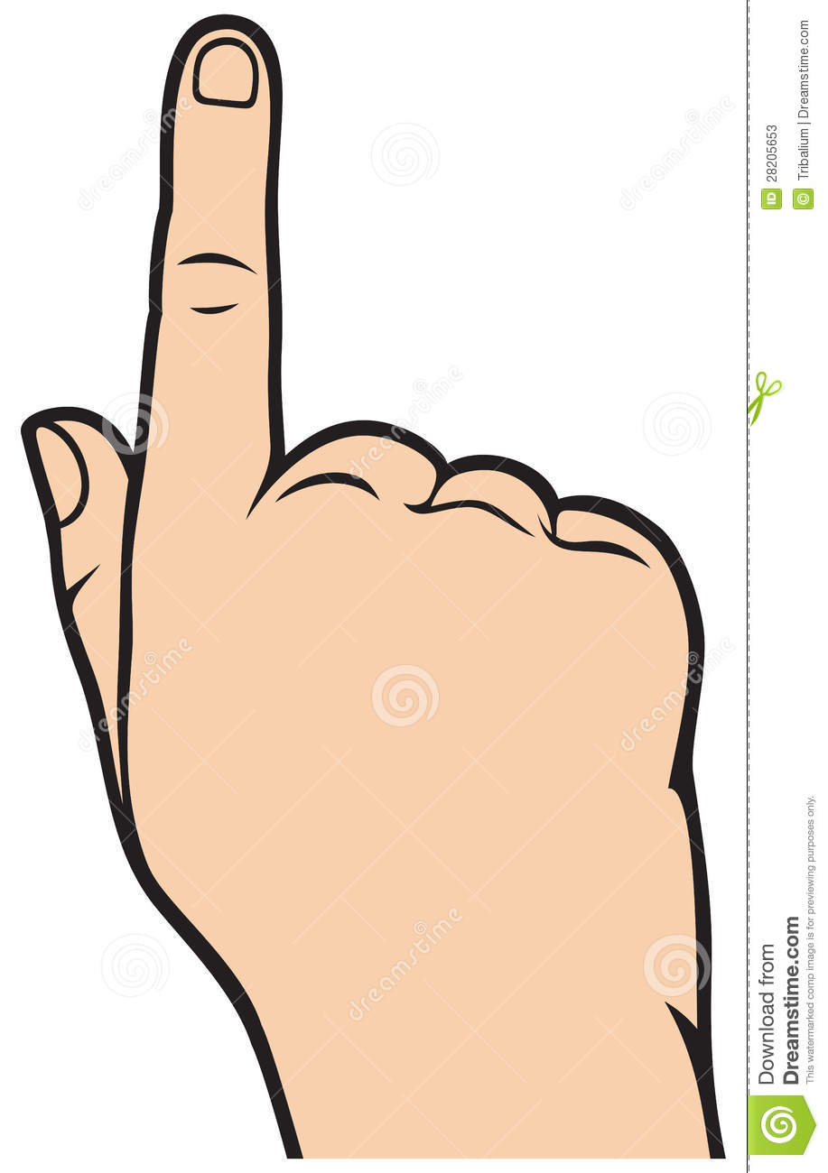 Pointing finger finger touch 
