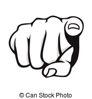 ... Pointing Finger - Vector  - Finger Pointing Clipart