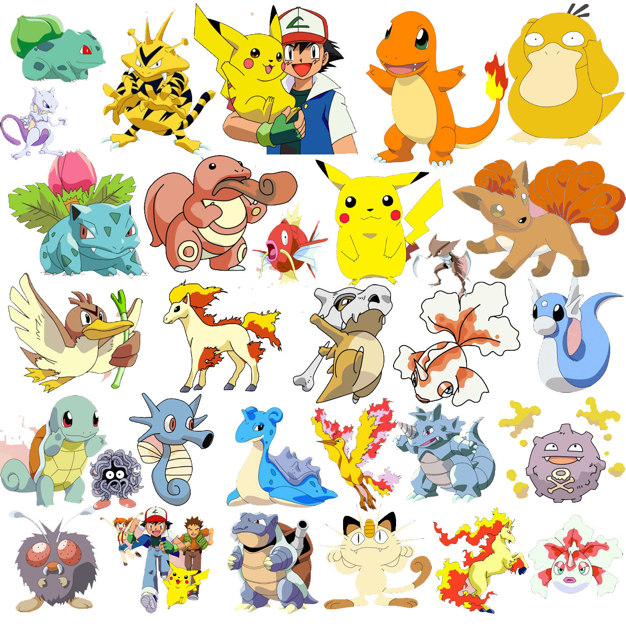 This is a digital file - Pokemon Clipart