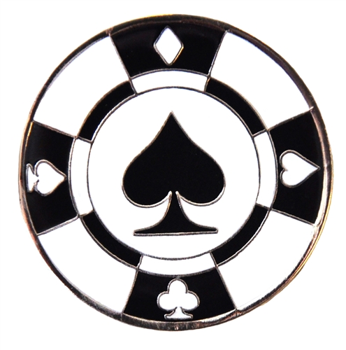 Poker Chip Clip Art. Black Spade Poker Chip Ball .