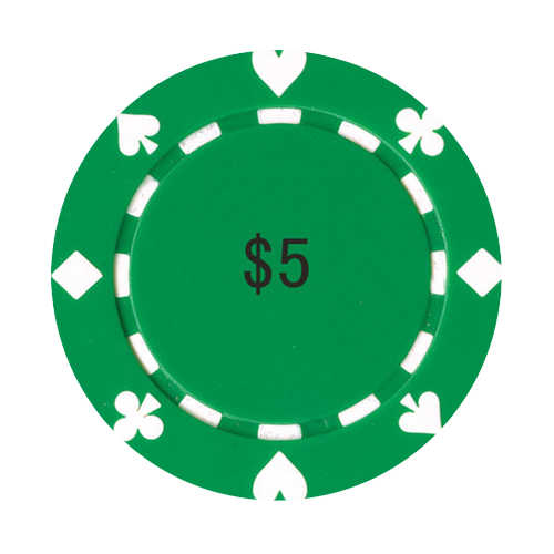 Poker chip Round Rubber .