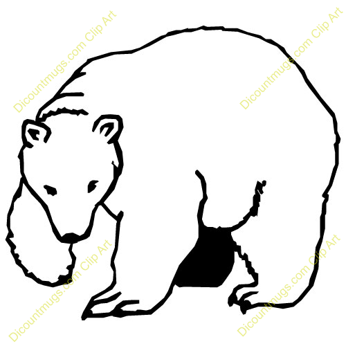 Polar Bear Description Polar  - Polar Bear Clip Art