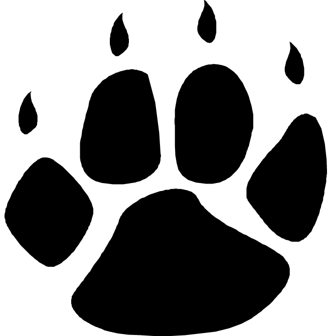 Bear Paw Clipart Black And Wh