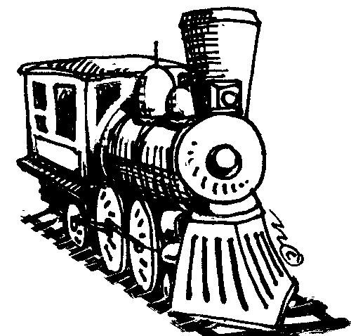 Amtrac train clipart