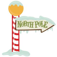 North Pole delivery stamp