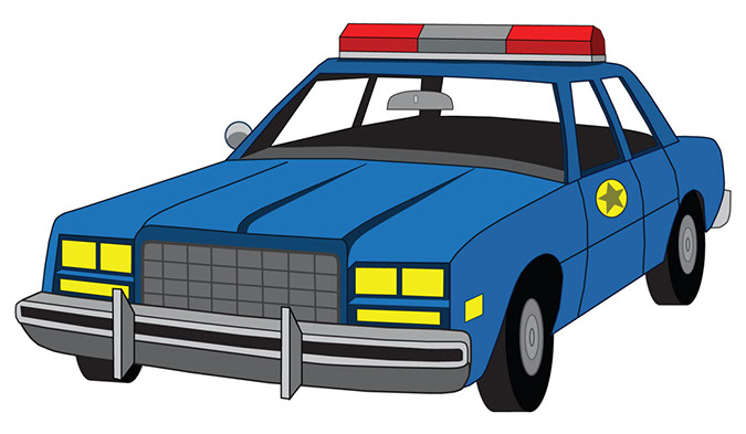 police car clipart - Clipart Police Car