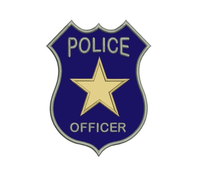 Police badge for kids coloring pages for and adults cliparts