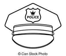 Police Hat. Police Hat Clip A