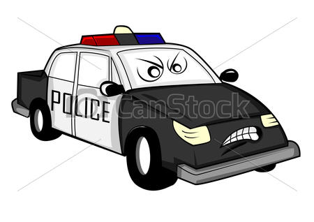 Police car cartoon - Cop Car Clipart