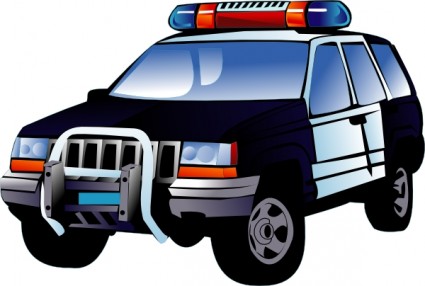 Police car clip art free vect - Cop Car Clipart