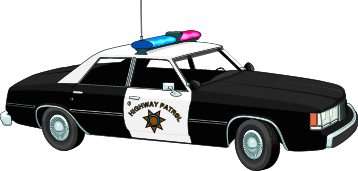 Police Car Clipart Black And White Clipart Panda Free Clipart