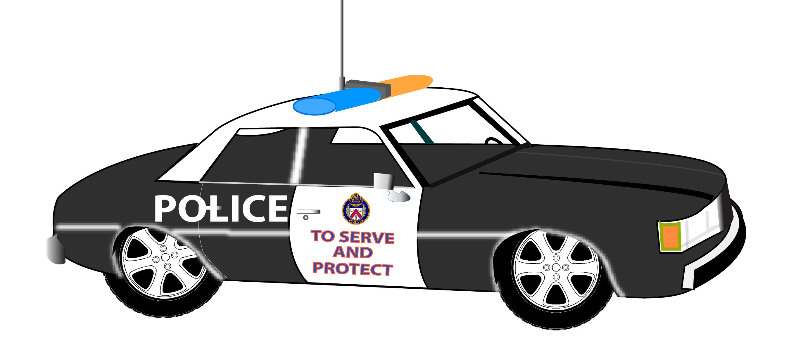 Police car clipart - Clipart Police Car