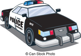 ... Police Car - Police law man automobile illustration