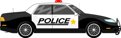 Free Cartoon Police Car Clip 