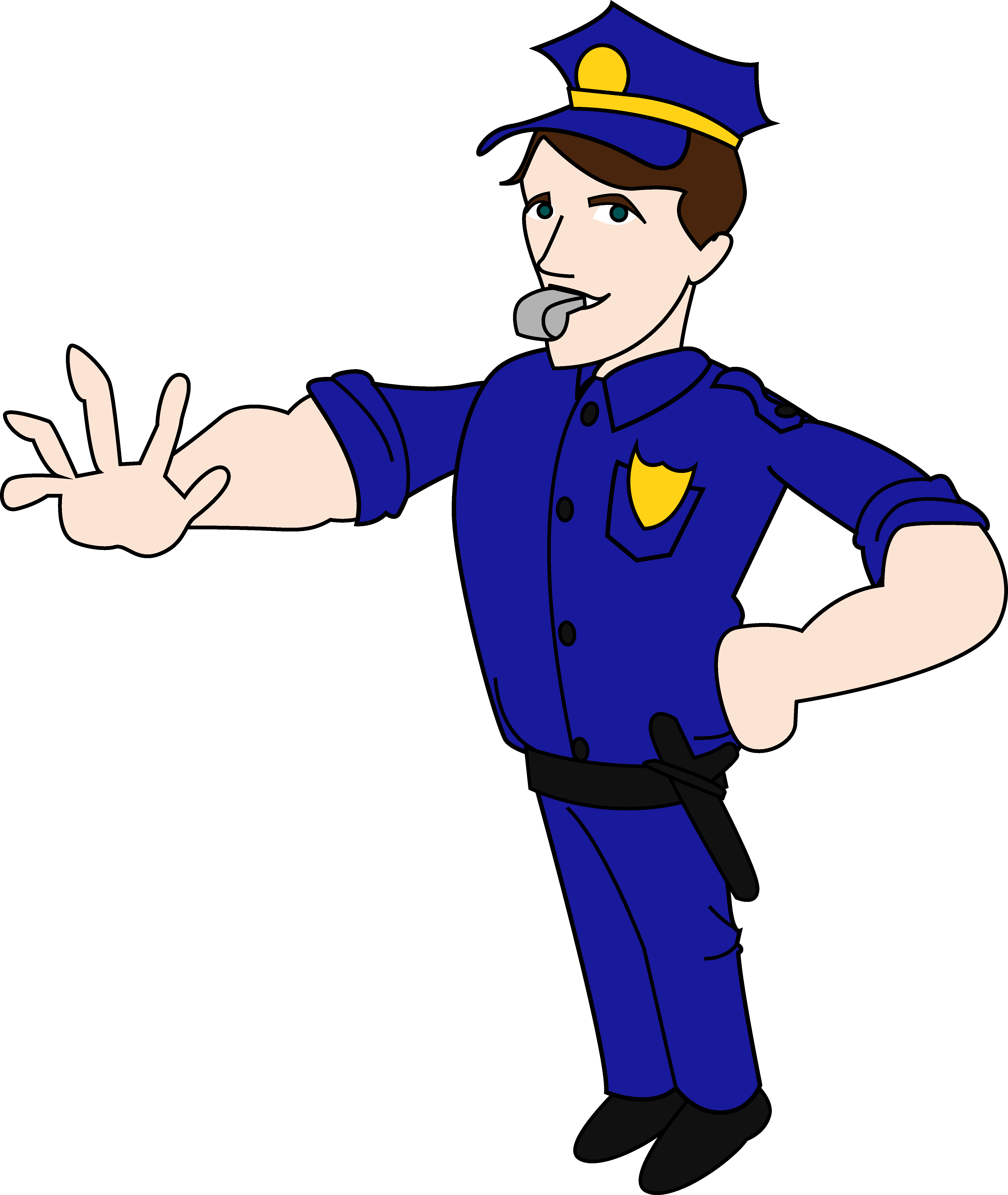 Free Cartoon Policeman Clip A